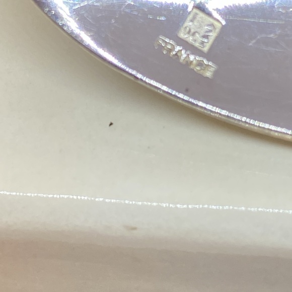 CHRISTOFLE FRANCE ALBI model Sauce Baby Porridge Spoon Silver Plate - Picture 3 of 3